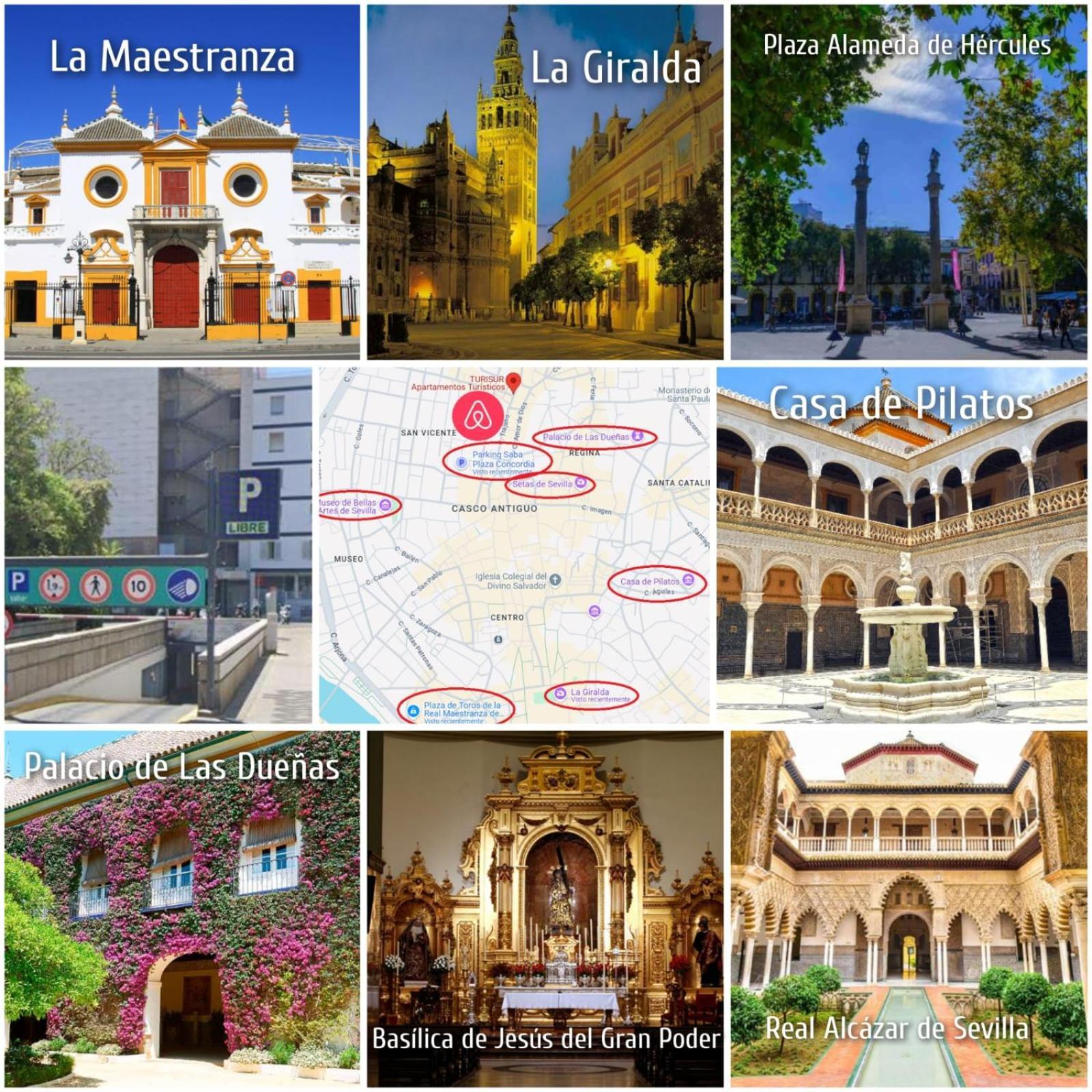Apartamento En Sevilla Centro Con Vistas A La Plaza Alameda De Hercules - Hasta 7 Personas Esterno foto